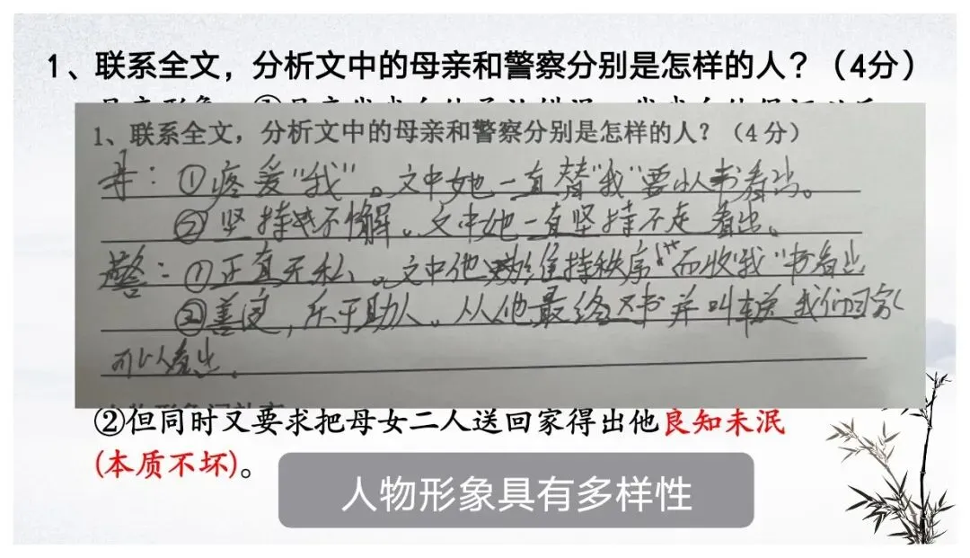 中考小说人物形象专题复习课这样上思路清晰(课件+教学设计+导学案) 第22张