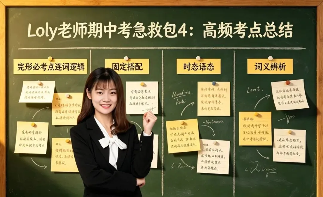 Loly老师期中考急救包 | 英语完形填空满分攻略来了!(三篇真题逐题精讲) 第4张