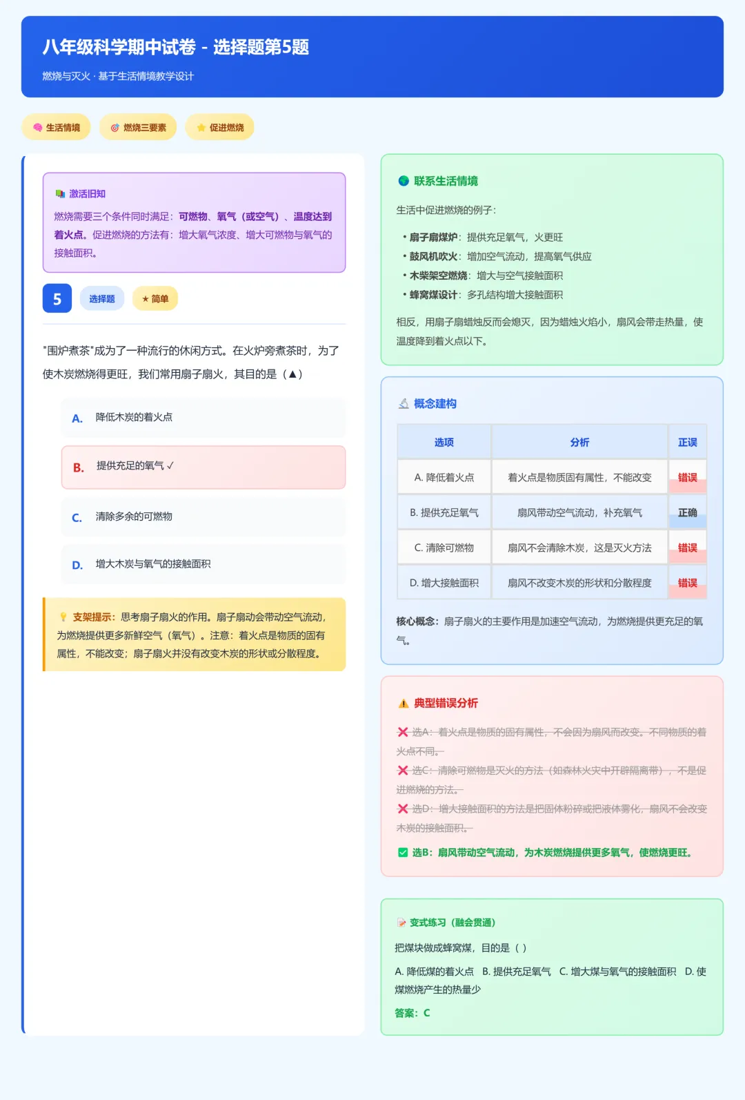 临浦片八年级科学期中试卷答案及分析 第5张