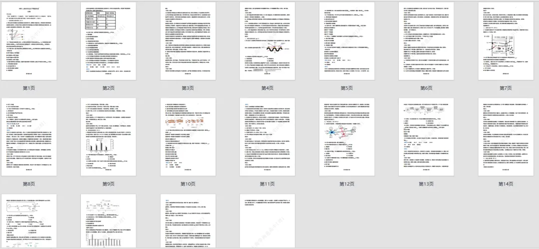 高考真题 | 【生物】2023年上海等级考真题试卷(含详解) 第10张