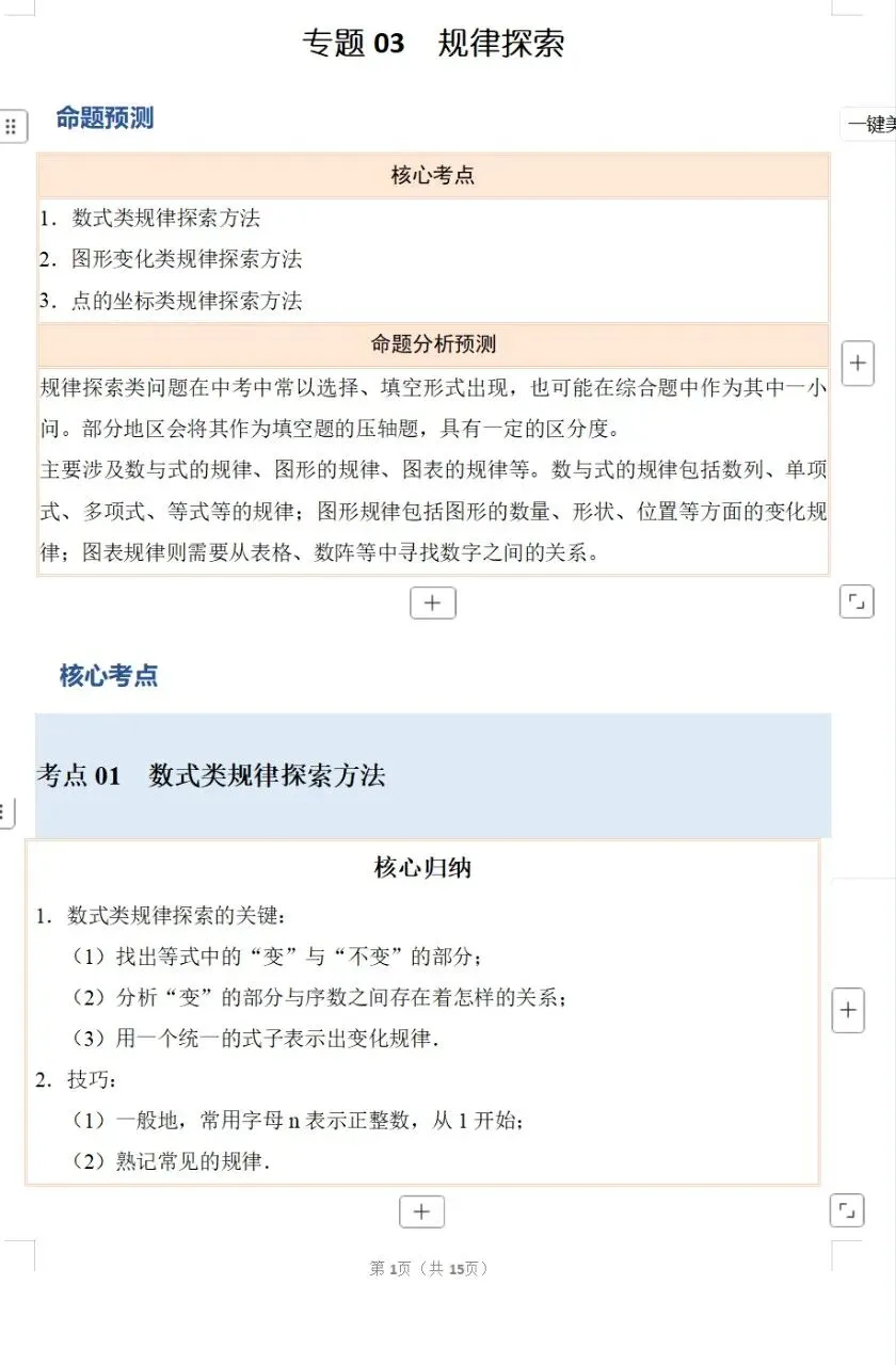 中考数学别瞎刷题,抓住这七大专题复习就够了. 第8张
