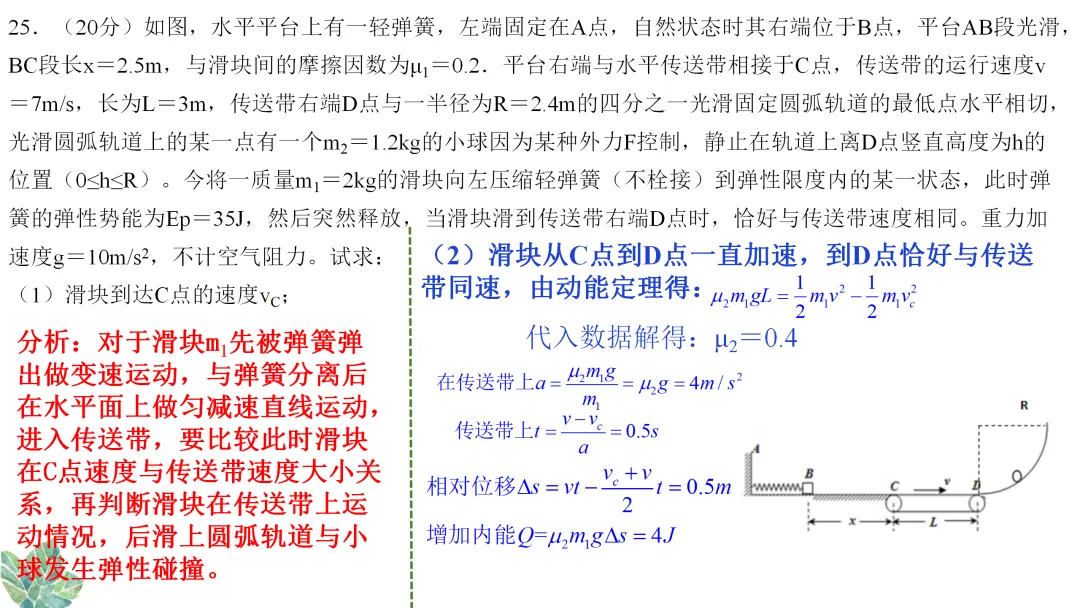 参考:惠州市2020届高三模拟考试试卷分析 第23张
