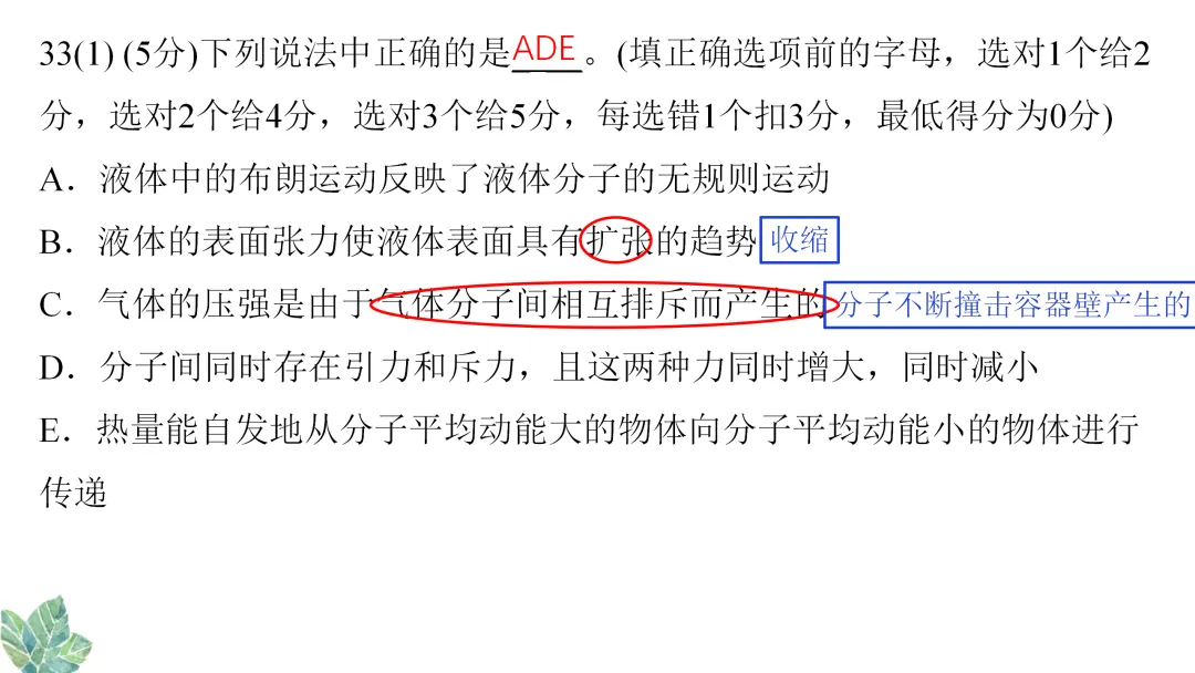 参考:惠州市2020届高三模拟考试试卷分析 第25张