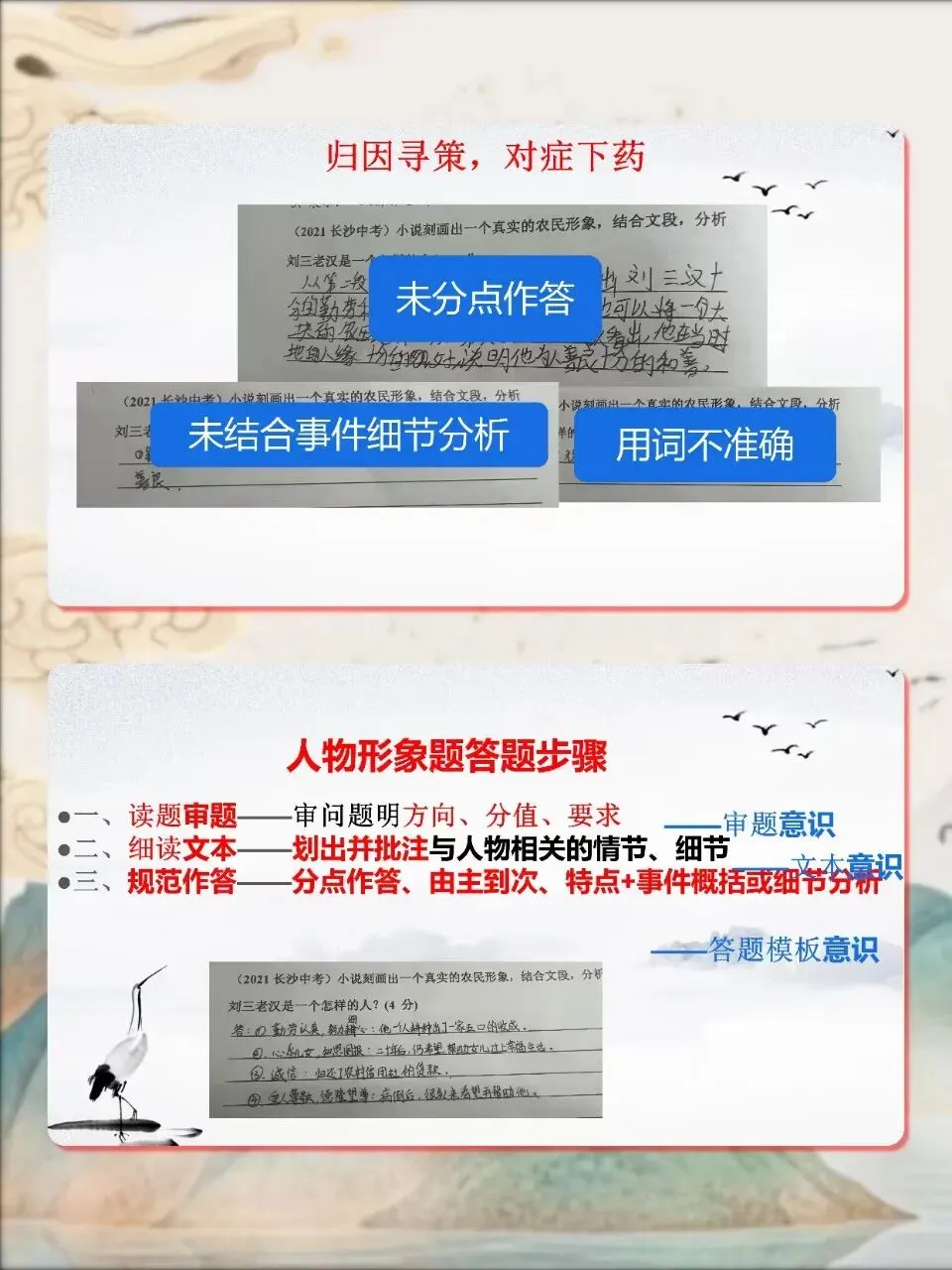 中考小说人物形象分析这样讲思路太清晰! 第9张