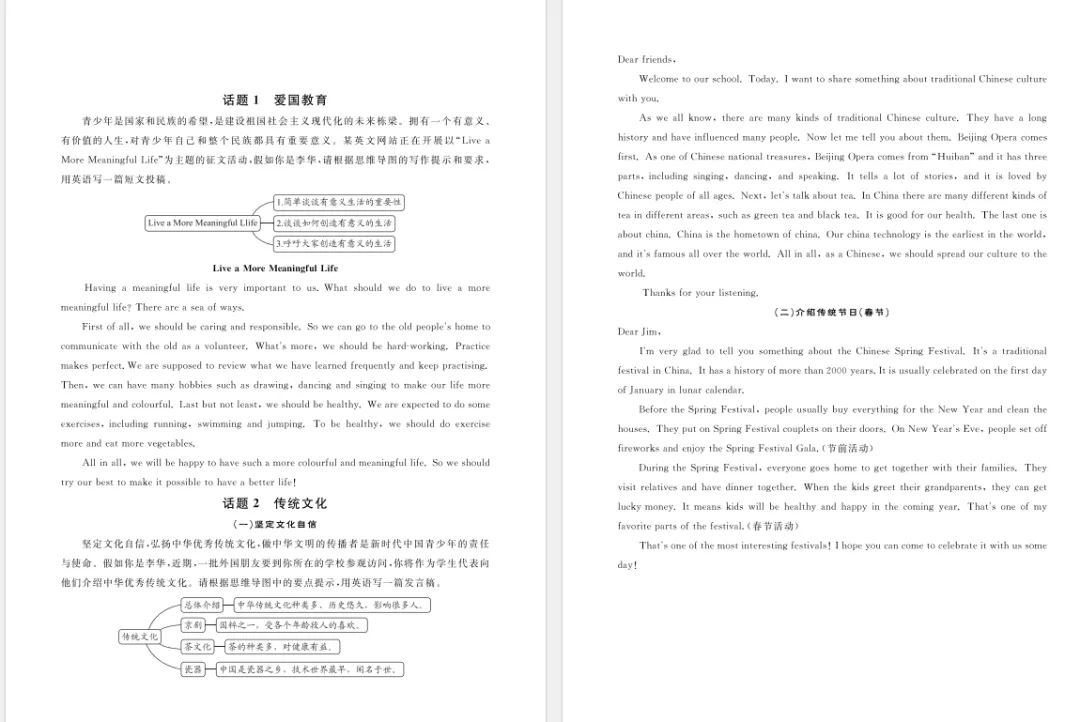 中考英语作文热门话题TOP榜高分优秀范文9页 第1张