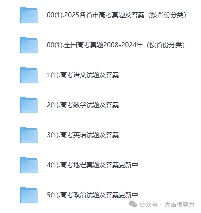 【高考真题合集】2008-2025高考试题与答案电子打印版pdf含历年解析 第2张