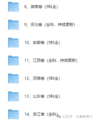 【高考真题合集】2008-2025高考试题与答案电子打印版pdf含历年解析 第5张