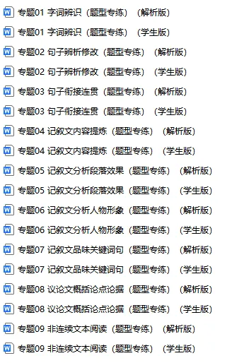 【26中考语文】二轮复习9大题型全攻略 第1张