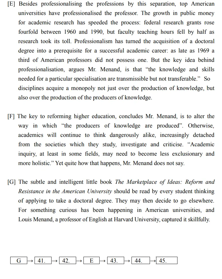 考研英语一2011年新题型(阅读B)真题及词汇 第2张
