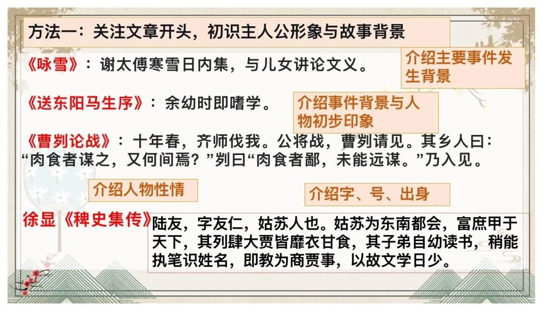 中考文言文综合复习这样讲太赞了! 第7张