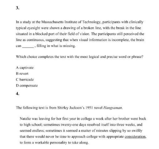 SAT历年真题来袭!2023-2026年sat全套合集,26年3月最新场次已入库 第6张