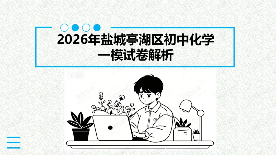 2026年盐城市亭湖区一模试卷解析 第1张