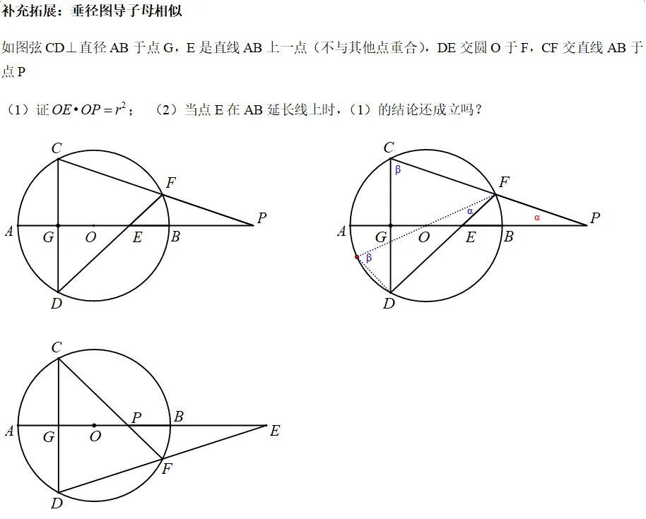 2026中考数学压轴必会模型:垂径图 第2张