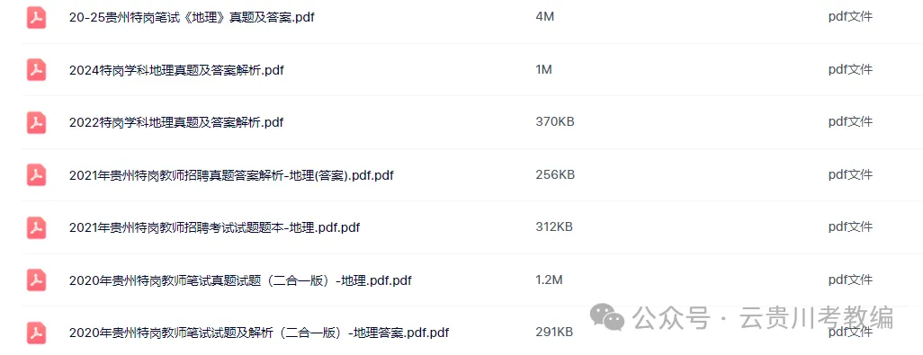 26-贵州特岗《地理》真题参考+高频考点笔记+1000刷题+八套模拟卷! 第9张