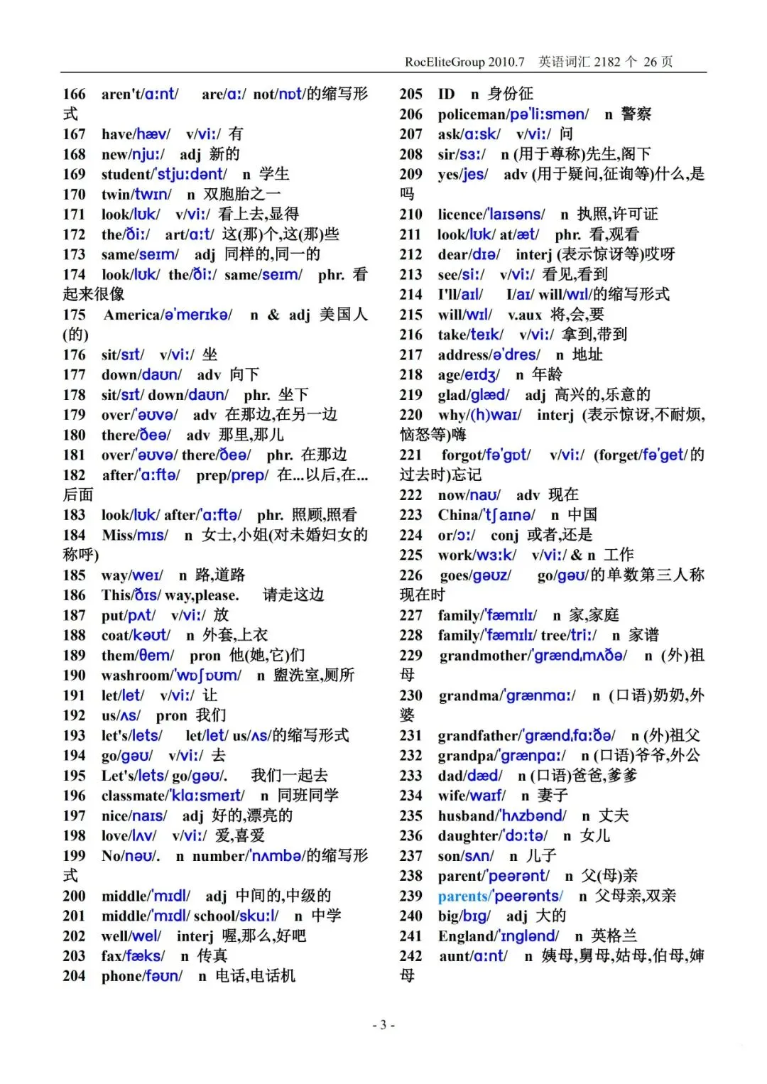 初中英语 2000 词 + 中考高频词(单词 音标版)PDF 可打印!稳步提升! 第4张