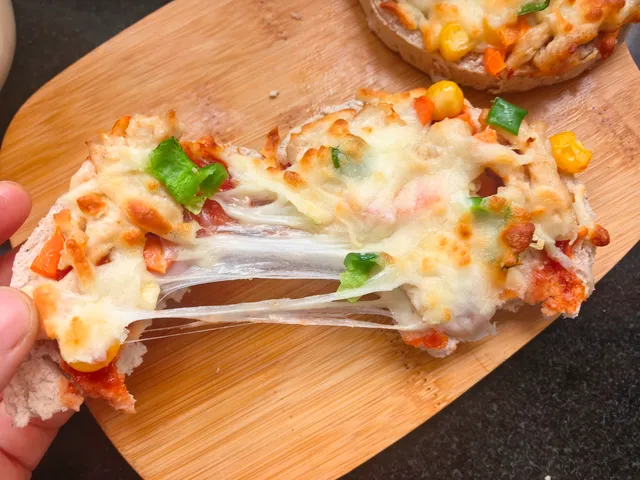 中考倒计时!初三儿子早餐不费妈,馒头也能做披萨,太省事了! 第3张