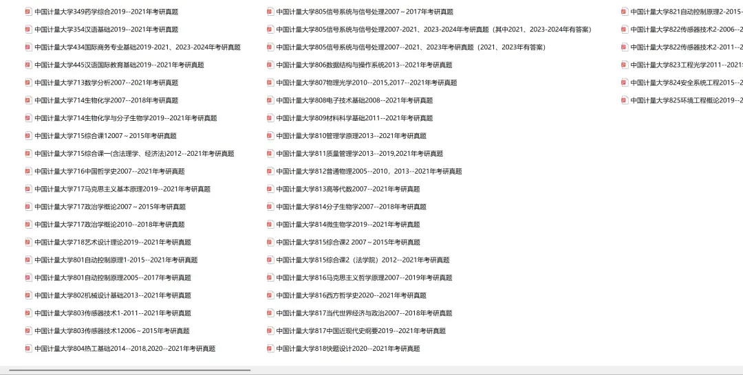 中国计量大学考研专业课历年真题汇总(含2026真题) 第2张