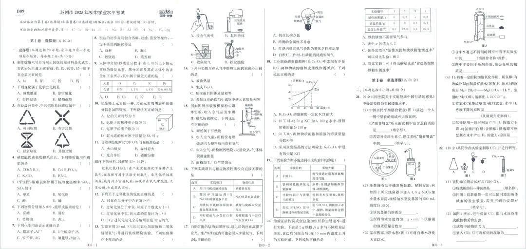 中考|2026年江苏13大市《中考试卷与标准模拟优化38套》提优版化学 第7张
