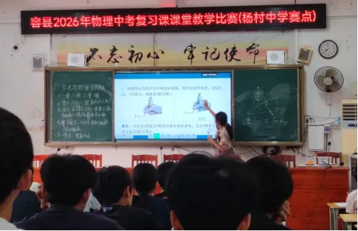 精研中考复习路 深耕课堂促成长——卢辉名师工作坊成员闪耀容县2026物理复习课堂比赛 第5张