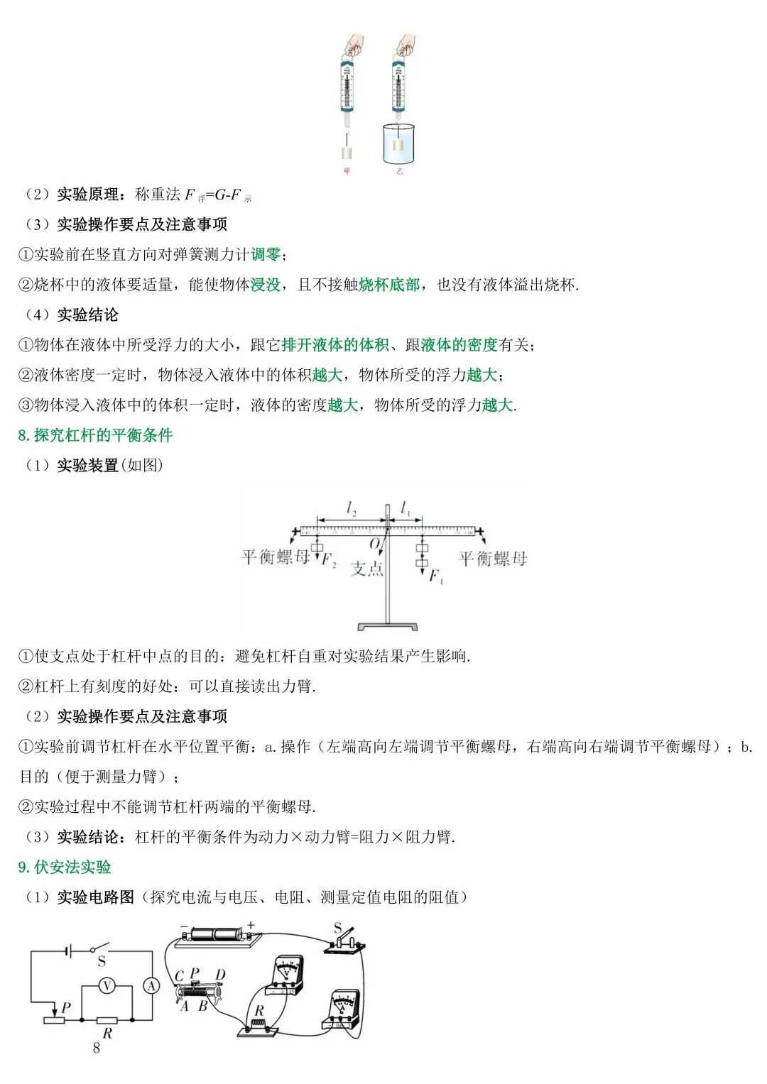 中考物理常见公式 第11张