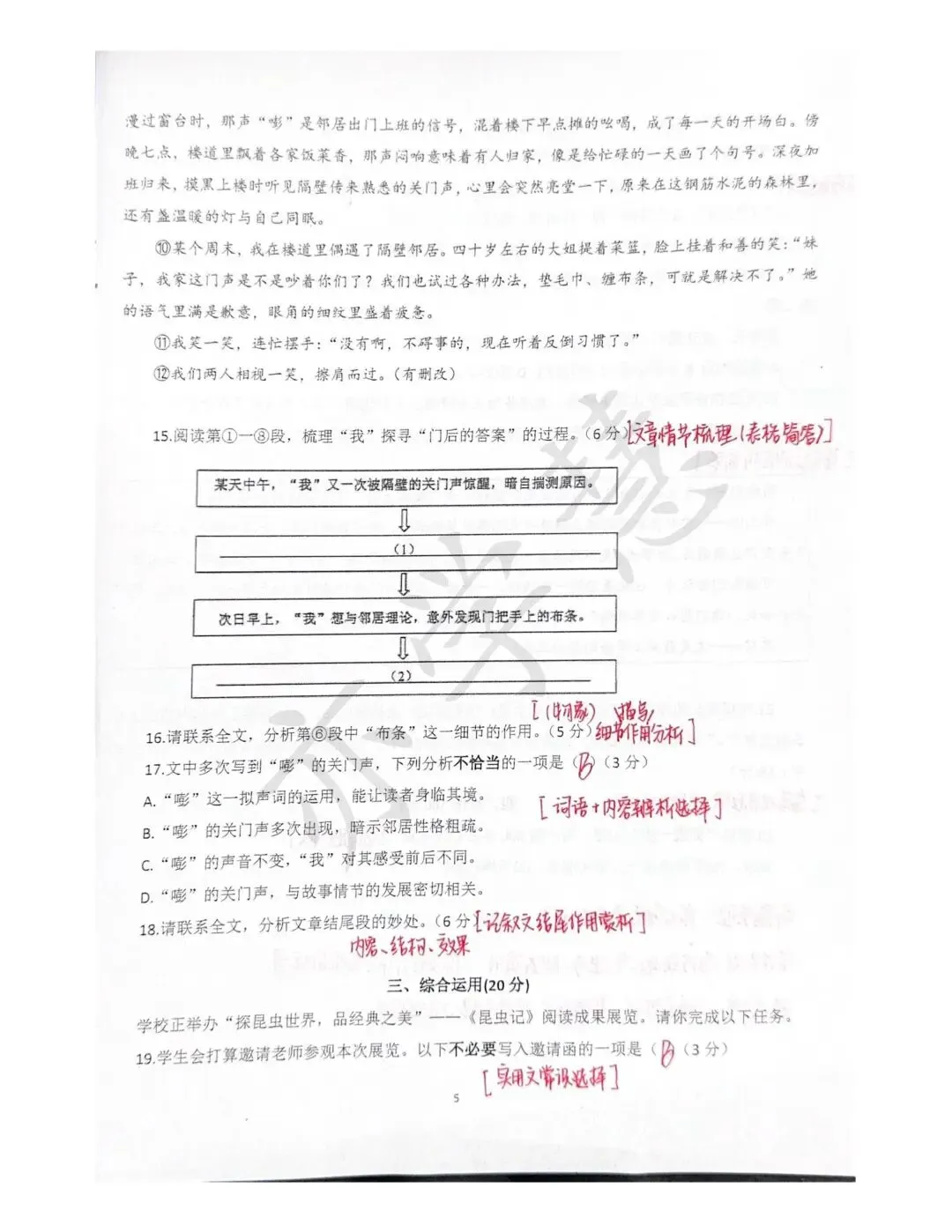 速看!上海多区二模试卷分析,查漏补缺直接对标中考 第6张