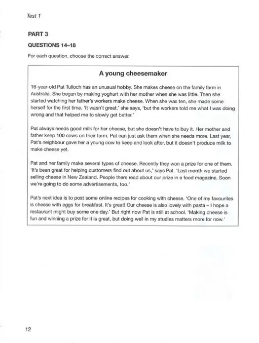 剑桥五级-KET考试长什么样?(含真题) 第15张