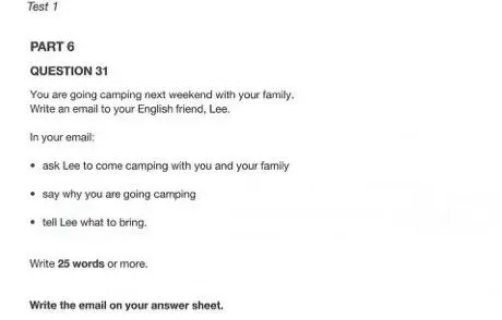 剑桥五级-KET考试长什么样?(含真题) 第19张