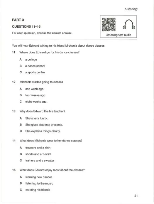 剑桥五级-KET考试长什么样?(含真题) 第24张