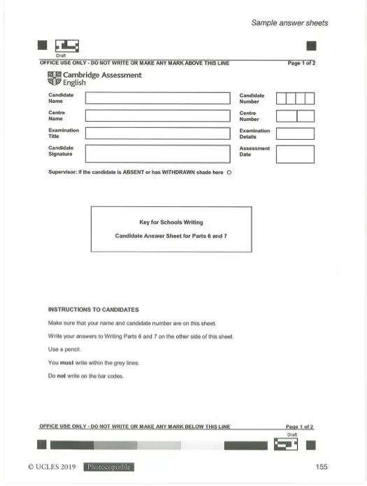 剑桥五级-KET考试长什么样?(含真题) 第33张