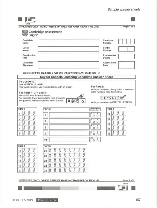 剑桥五级-KET考试长什么样?(含真题) 第35张