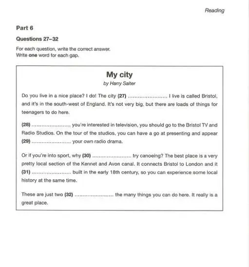 剑桥五级-PET考试长什么样?(含真题) 第19张