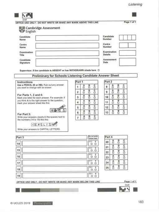 剑桥五级-PET考试长什么样?(含真题) 第38张