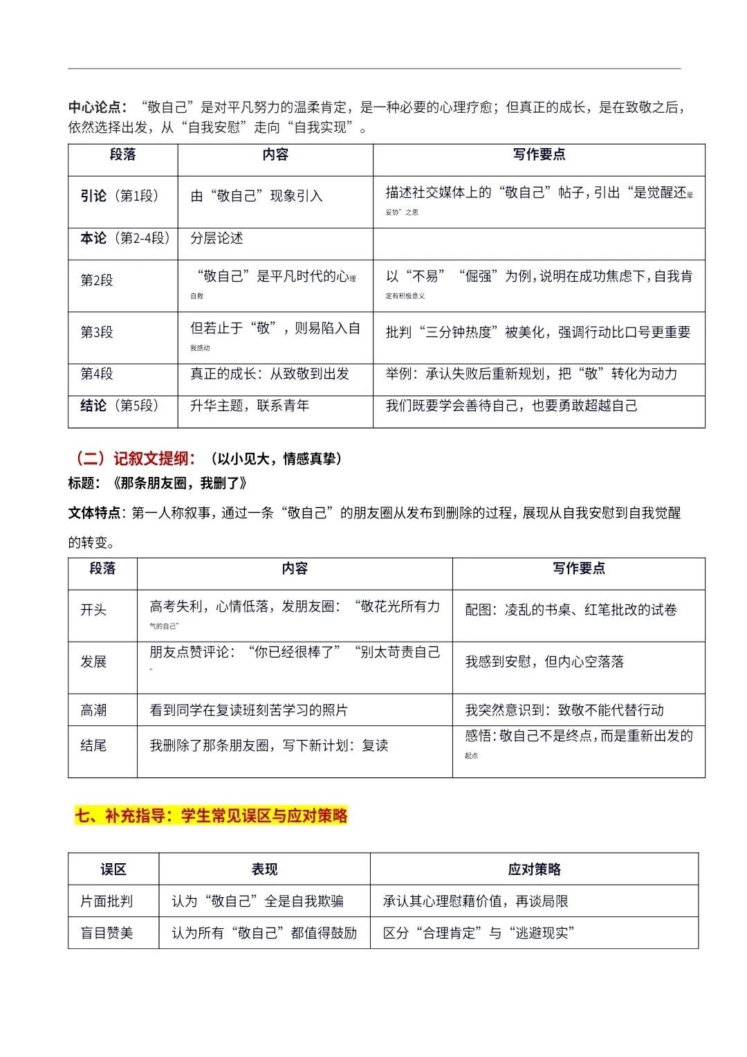 【高三·试卷】广东“六校联盟”2026届高三年级第二次联考作文“敬自己,然后成为自己”写作系统指导 第5张