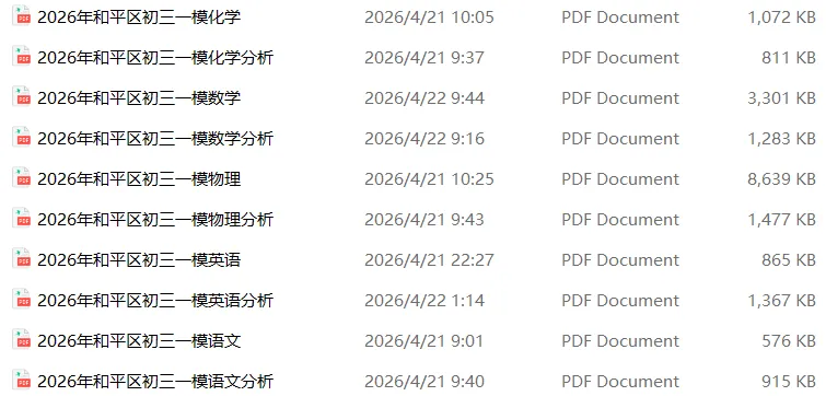 2026沈阳五区4月初三一模试卷+答案+独家解析免费下载! 第12张