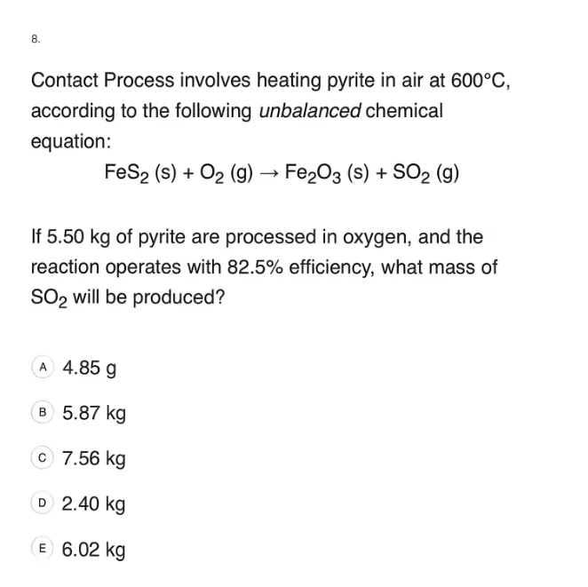 2026年CCC化学竞赛真题+答案解析新鲜出炉,快来对答案啦~ 第8张