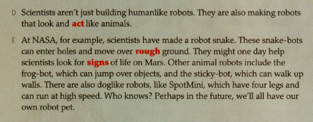 周四课程:RE-F-U12+KET真题 第7张