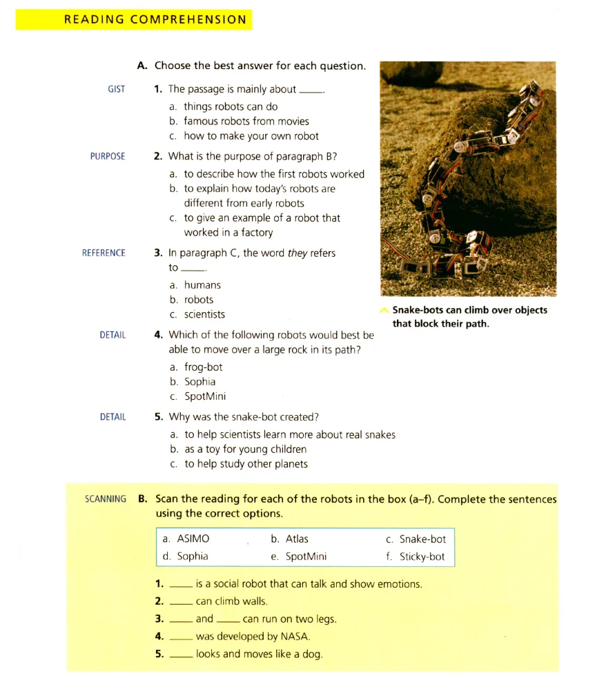 周四课程:RE-F-U12+KET真题 第8张
