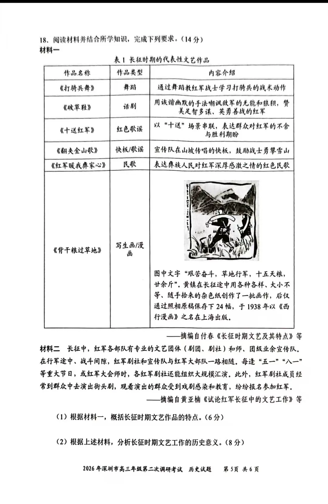 最新!深圳高中二模真题(文末附带答案,持续更新中) 第8张