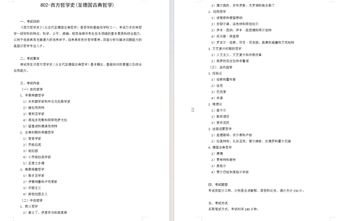 山东大学哲学考研专用资料:近35年真题(1990-2026)+笔记 第11张