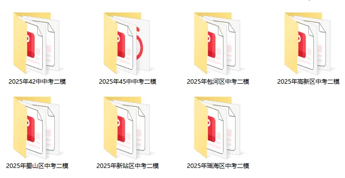 速领!2025年合肥各区中考二模真题合集 第2张