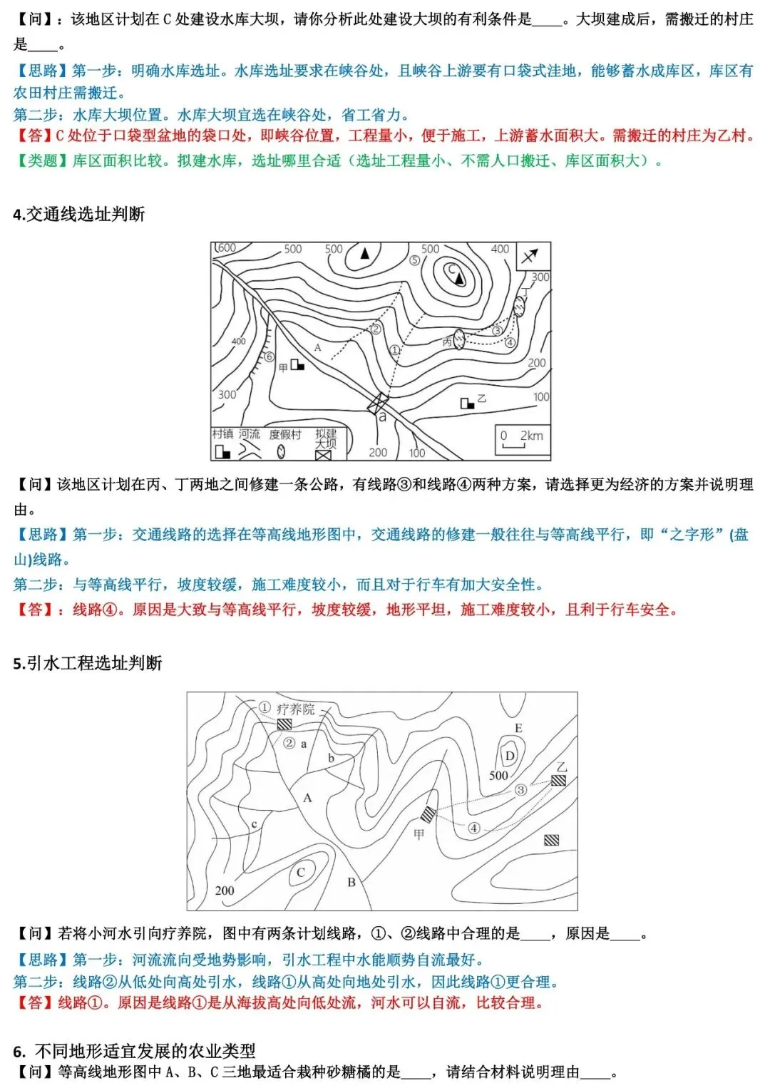 2026中考地理简答题思路点拨与归纳(答题模板) 第4张