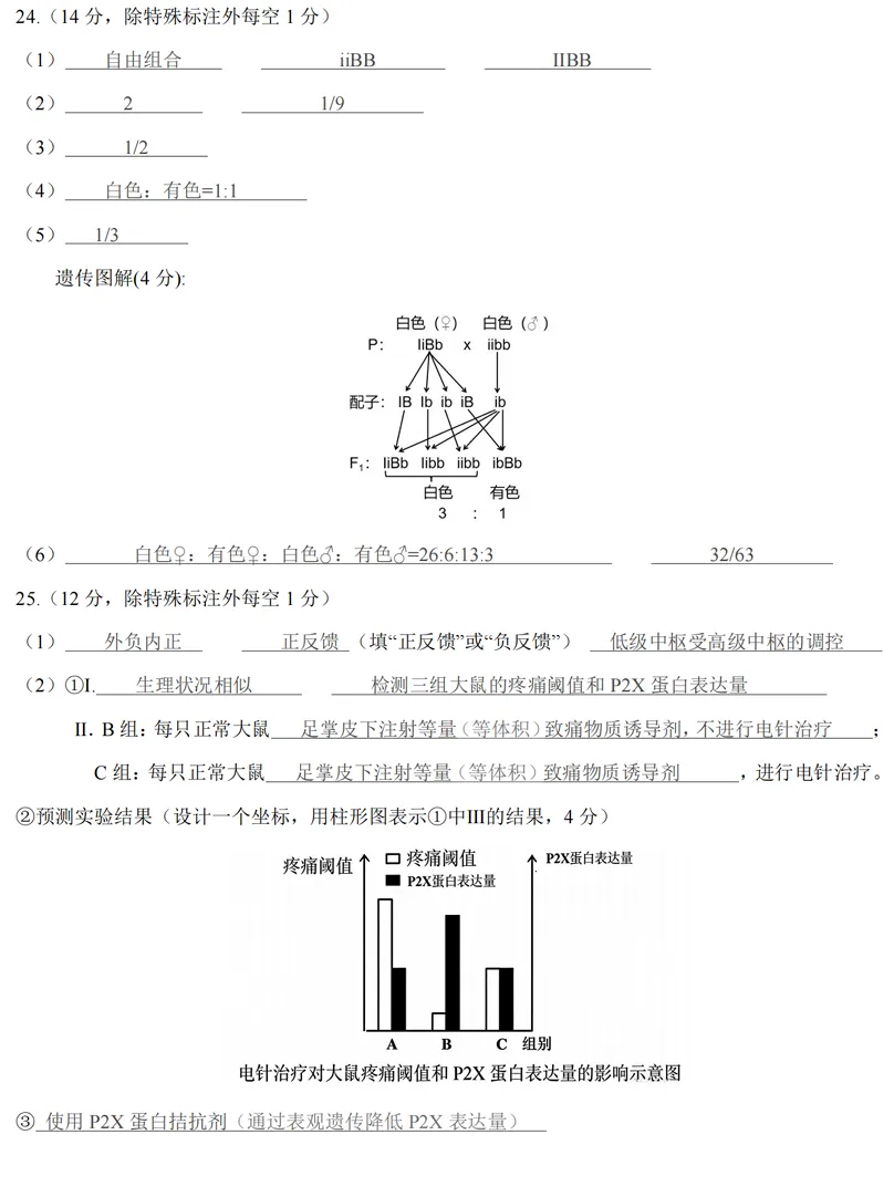 2026年4月北斗联盟高二期中考试生物试卷、答案 第10张
