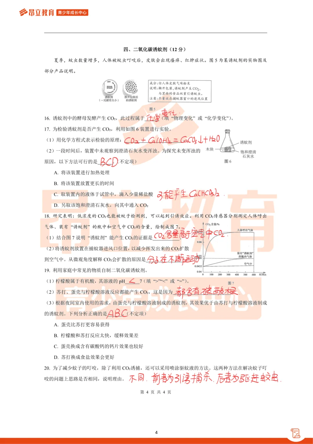 杨浦 | 2026初三二模化学试卷解析 第10张