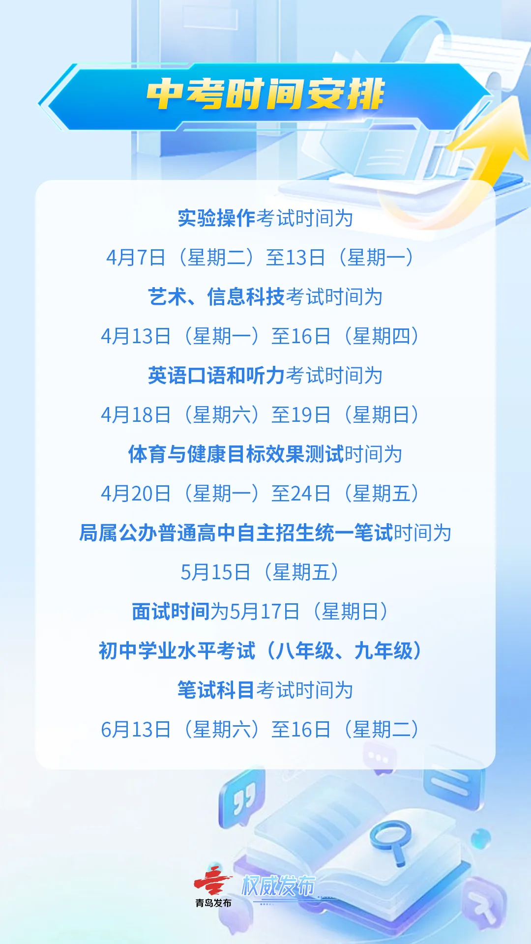 青岛市2026中考自主招生情况前瞻(V2604) 第1张