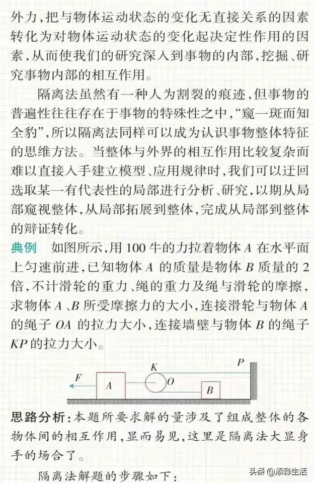 中考物理常用的10种解题方法 第12张