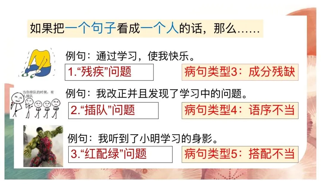 中考病句修改与辨析复习这样讲太赞了! 第3张