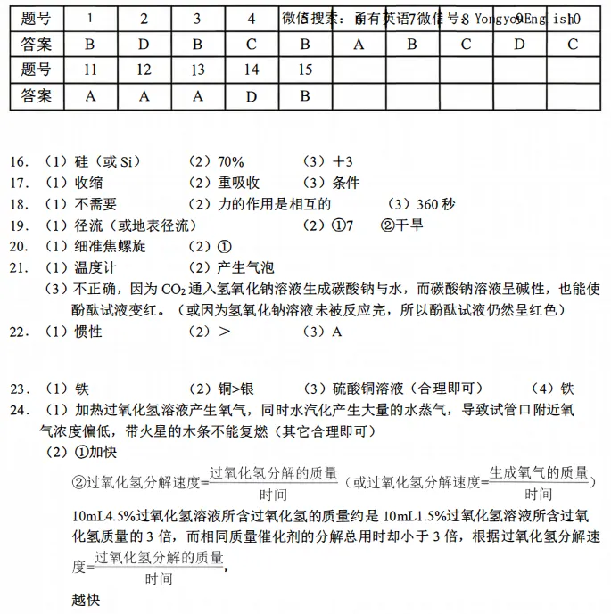 刚刚!2026.04宁波中考一模卷(语文+科学)流出,带答案,速领! 第7张