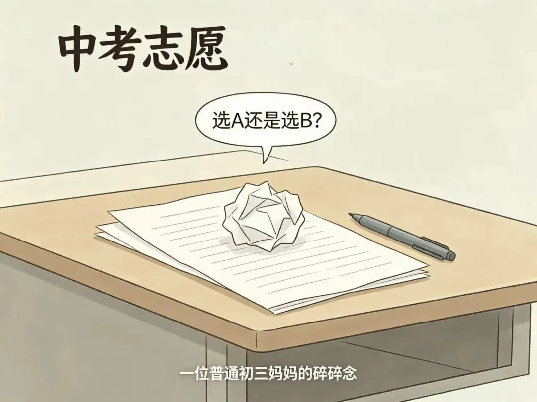 中考填报志愿,拖到第三天仍未提交,多少初三家长的心里话:选对是前程,选错是将就…… 第1张