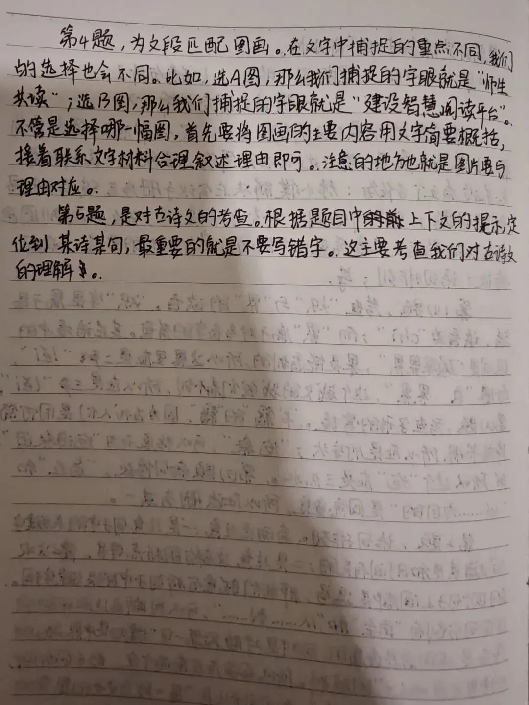 支佳怡 一模语文试卷分析(一) 第2张