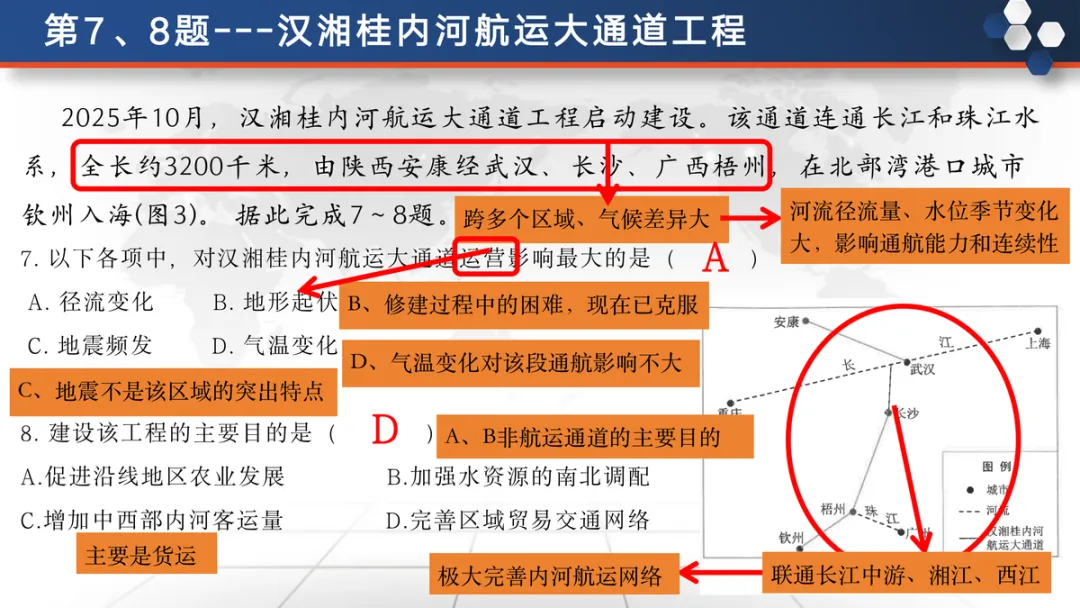 2026年广州市地理二模试卷答案与解析 第10张